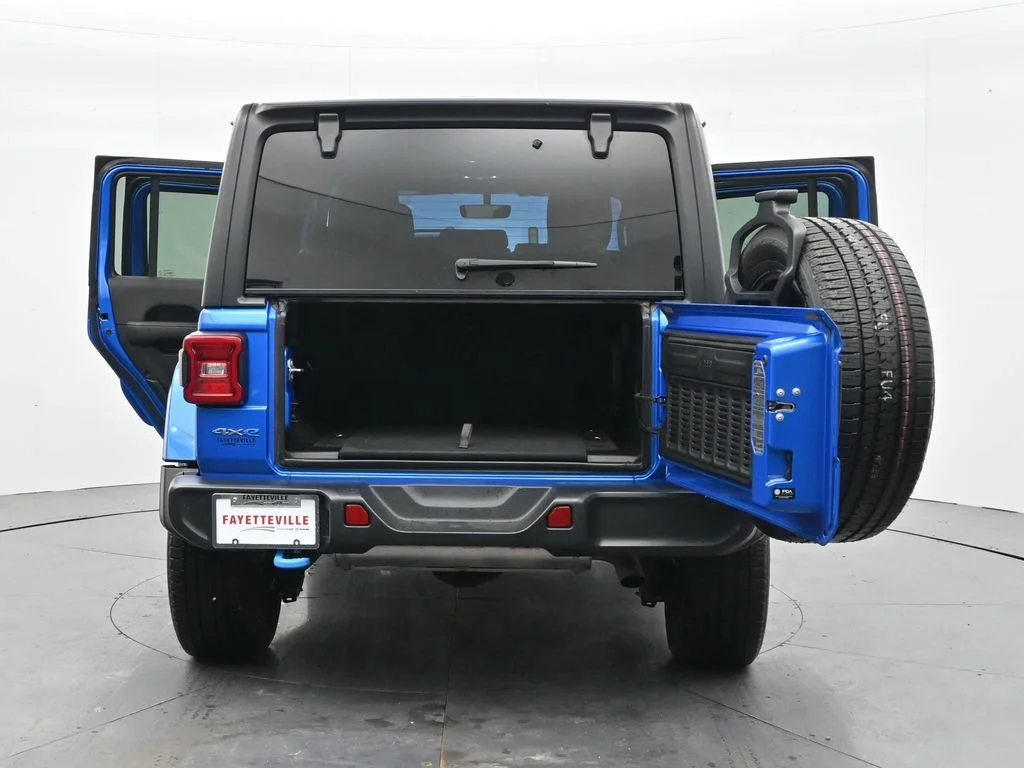 Used 2022 Blue Jeep Unlimited Sahara 4xe image 41
