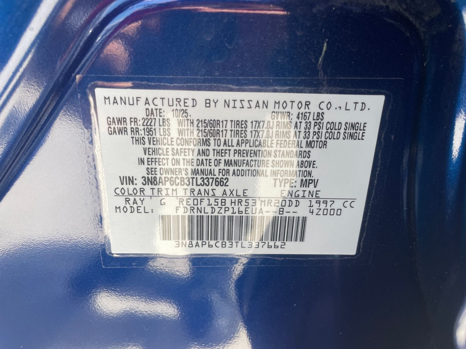 Used 2026 Blue Nissan SV image 30