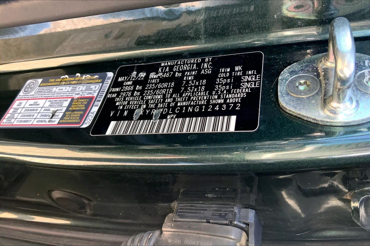 Used 2022 Aruba Green Kia X-Line S image 33