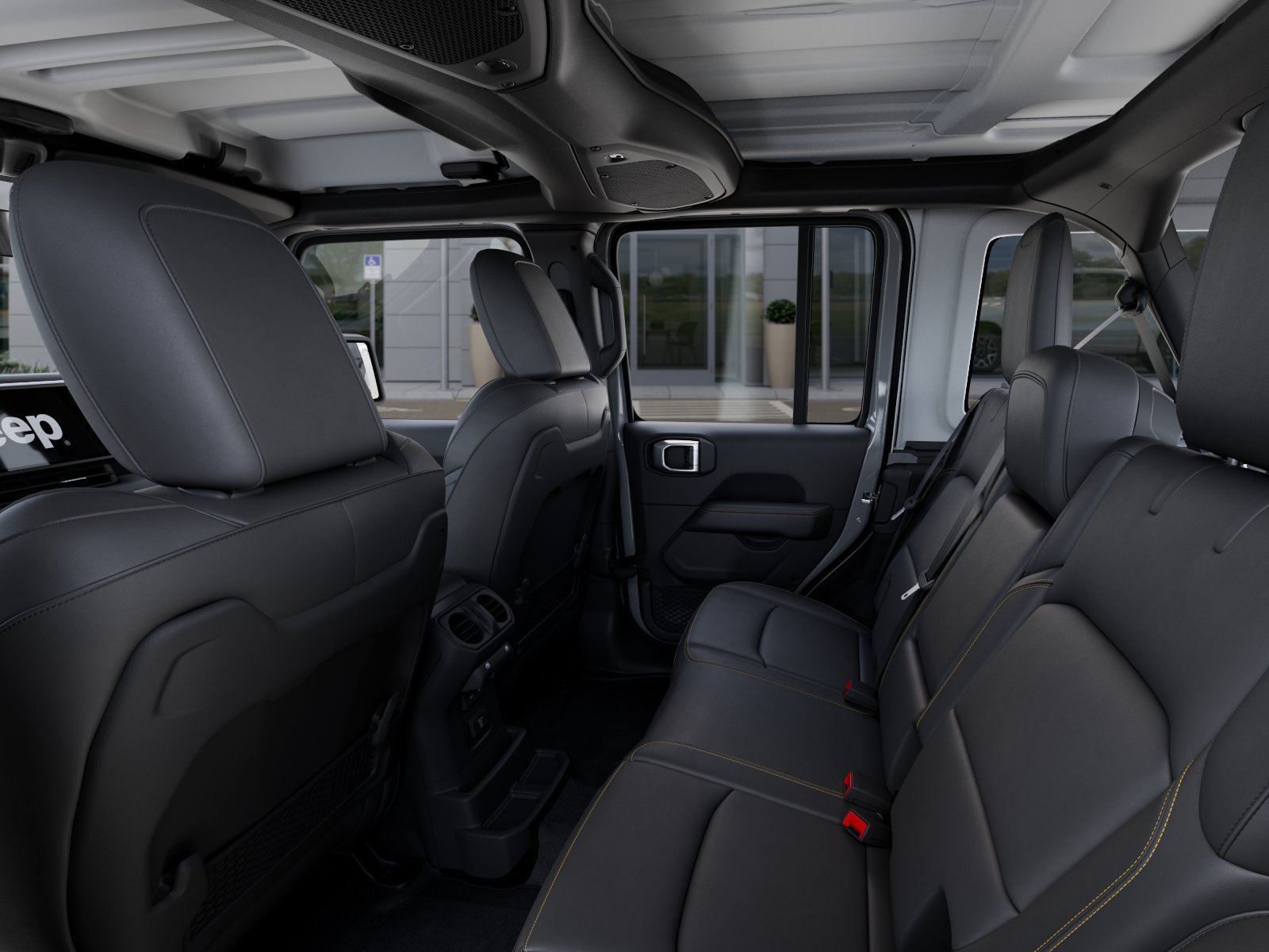 New 2026 Bright White Clear-Coat Exterior Paint Jeep Sahara image 56