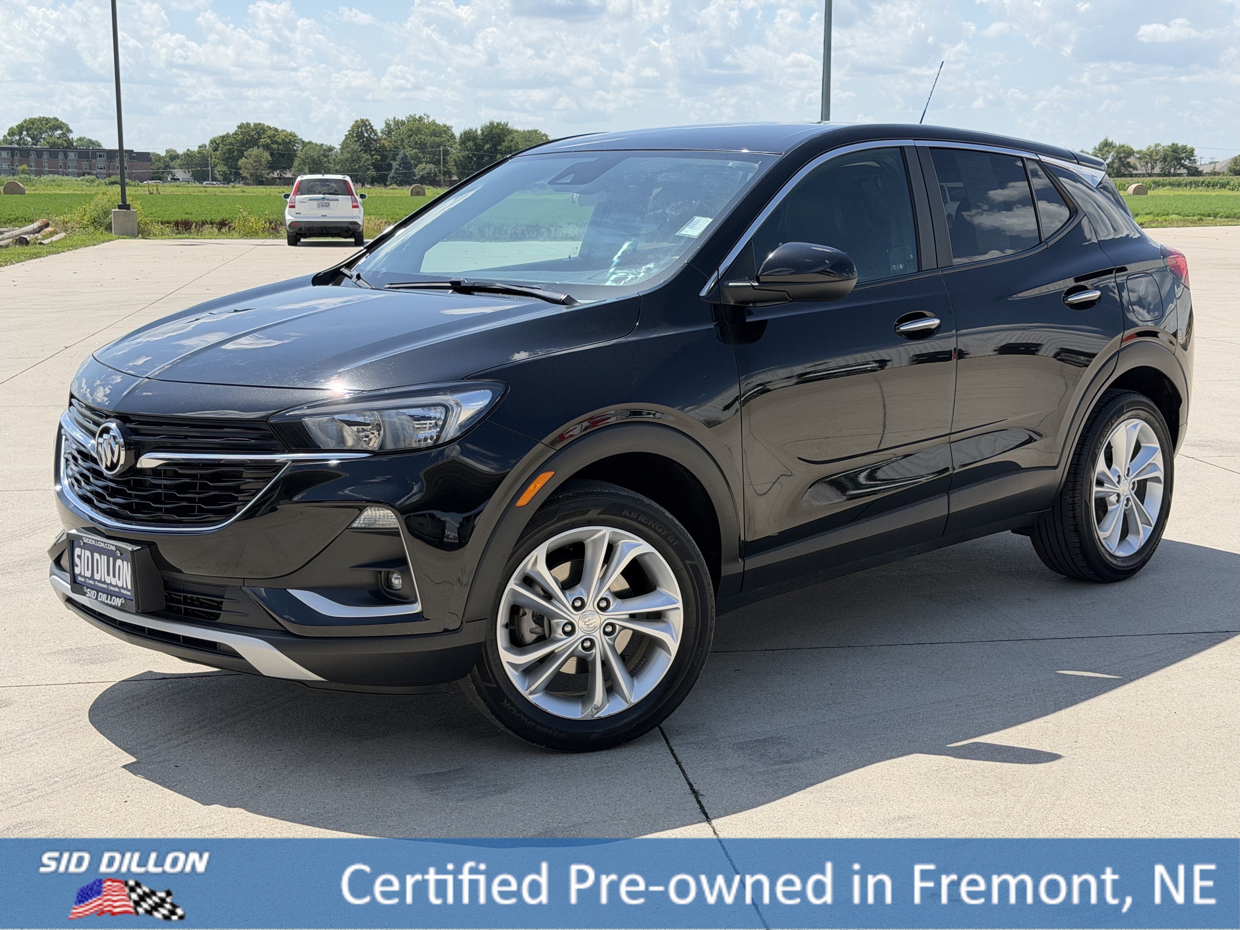 Used 2022 Ebony Twilight Metallic Buick Preferred image 1