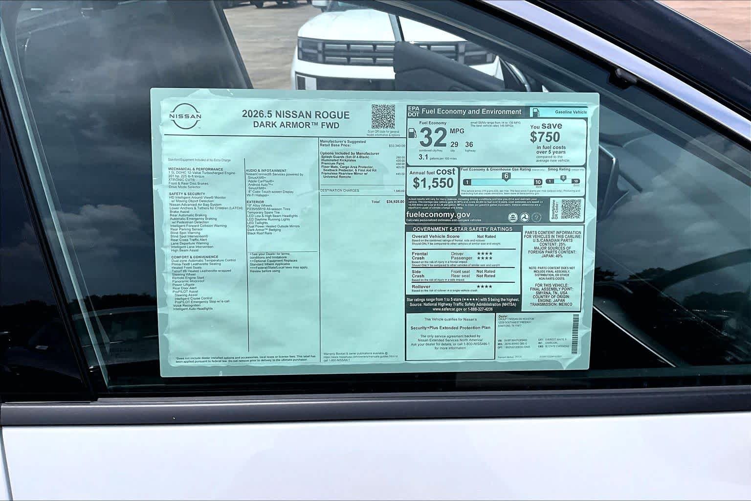 New 2026 Everest White Pearl TriCoat Nissan Dark Armor image 20
