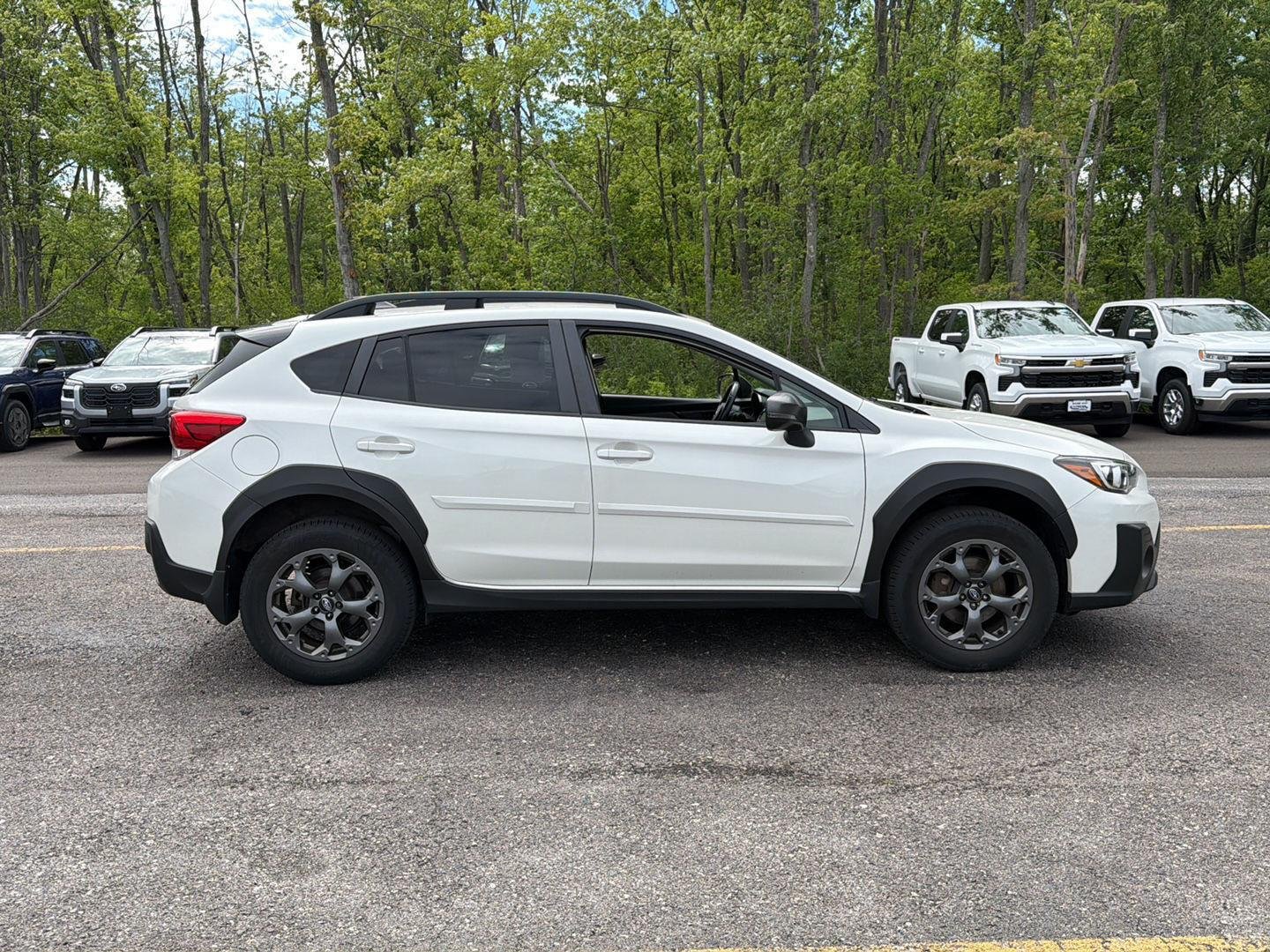 Used 2021 Crystal White Pearl Subaru Sport image 7