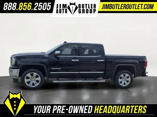 Used 2018 ONYX BLACK GMC SLT image 20