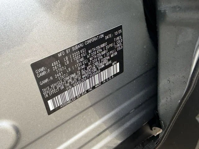 Used 2026 Silver Subaru Premium image 27
