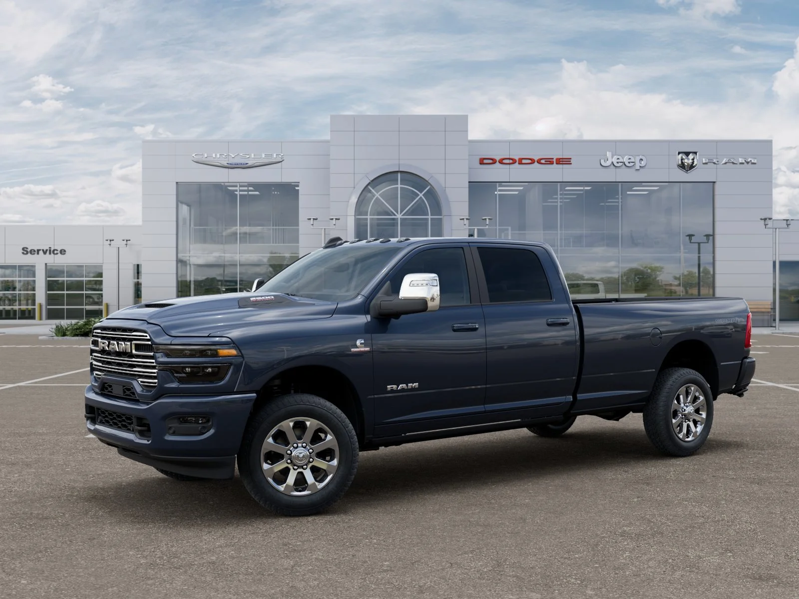 New 2026 Forged Blue Metallic Exterior Paint RAM Laramie image 29