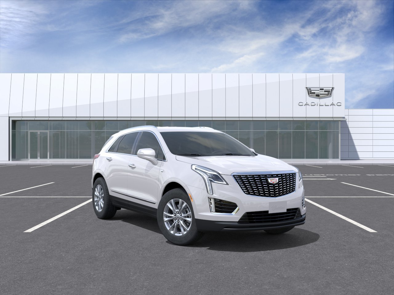 New 2026 Crystal White Tricoat Cadillac Luxury image 1