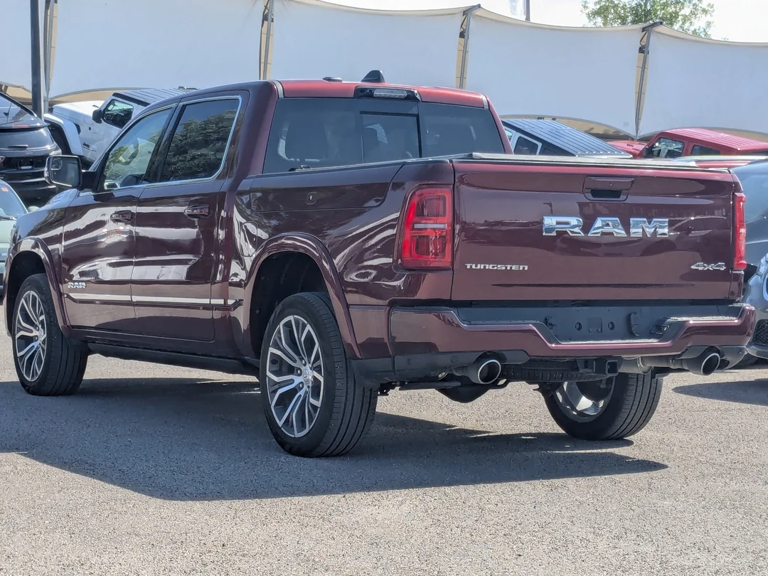 Certified Used 2025 Red RAM Tungsten - - 4x4 - Indigo Sea Salt Leather - Bed Utility Grp - Trailer Pkg & More! image 6