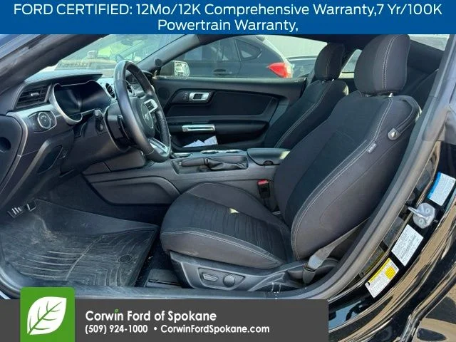 Used 2021 Shadow Black Ford Mach 1 image 2