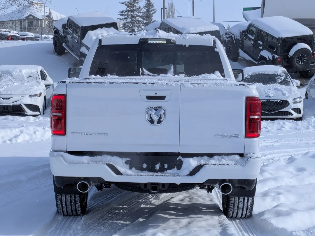 New 2026 White RAM Tungsten - - 4x4 - Hurricane HO Turbo - Multi-Function Tailgate - Prem Lthr & More! image 7