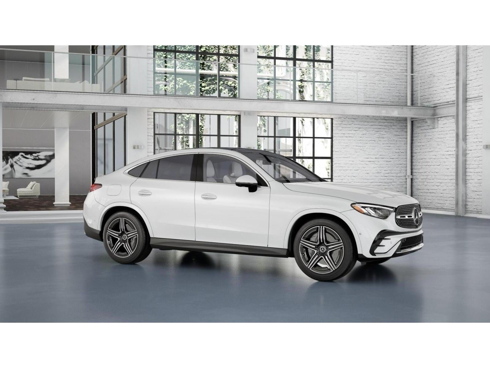 New 2026 MANUFAKTUR Moonlight White Metallic Mercedes-Benz GLC 300 Coupe 4D Sport Utility 4MATIC® image 14