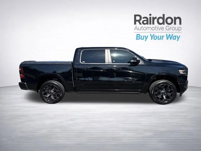 Used 2021 Diamond Black Crystal Pearlcoat Ram Limited image 8
