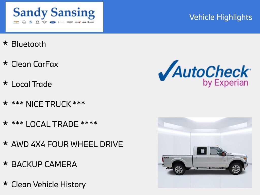 Used 2014 Oxford White Ford Lariat image 7