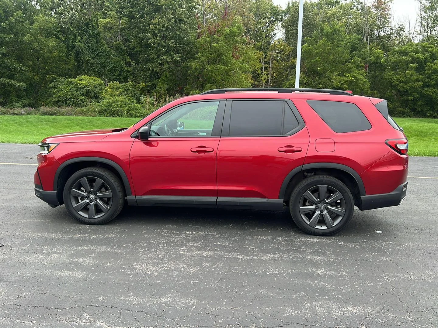 Used 2025 Radiant Red Metallic II Honda Sport image 7