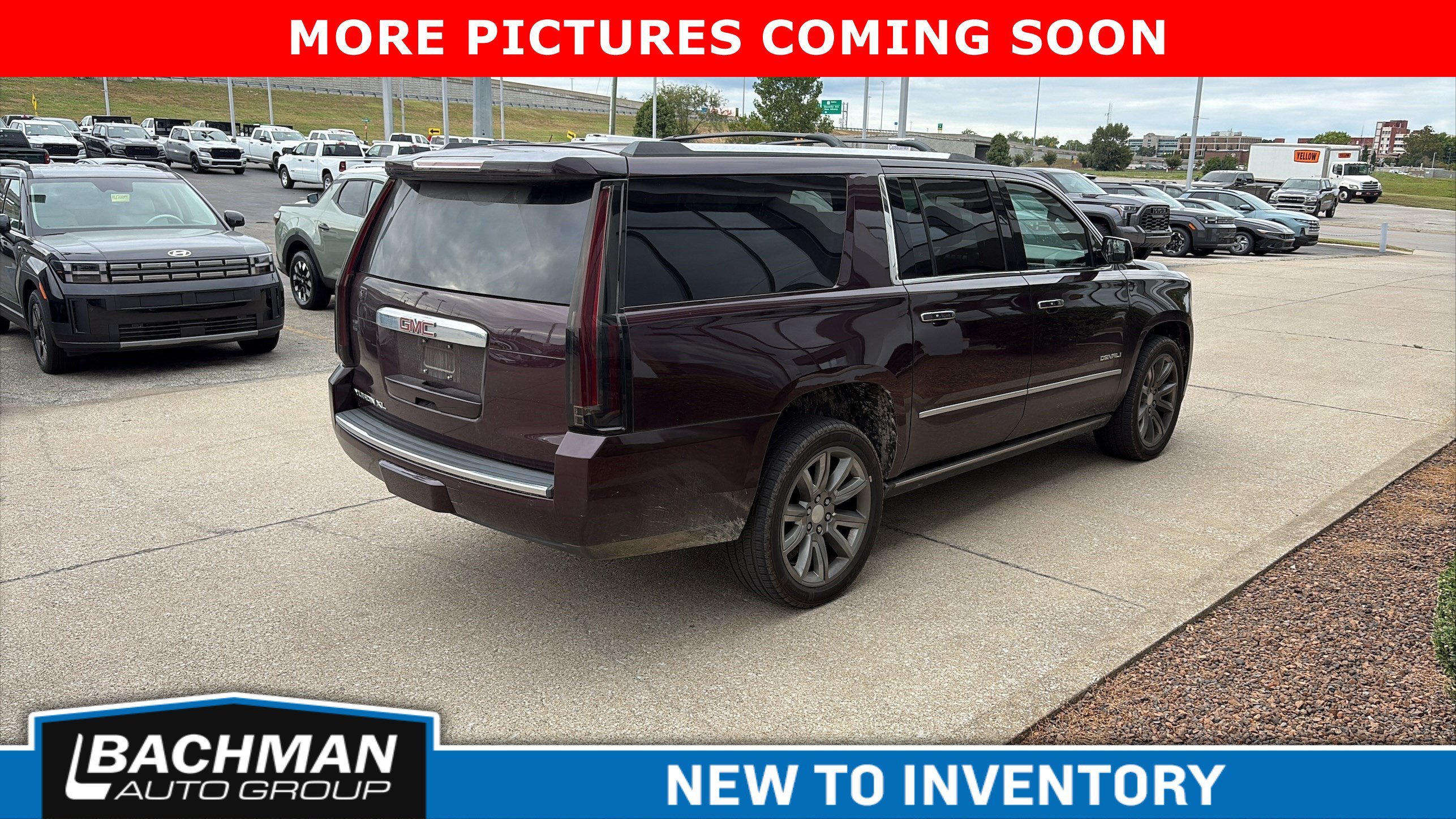 Used 2017 Black Cherry Metallic GMC Denali image 5