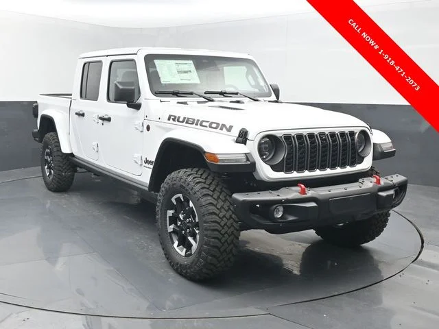 New 2026 Bright White Clear-Coat Exterior Paint Jeep Rubicon X image 1