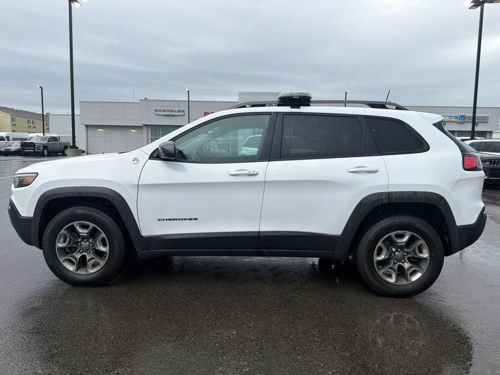 Certified Used 2019 White Jeep Trailhawk image 3
