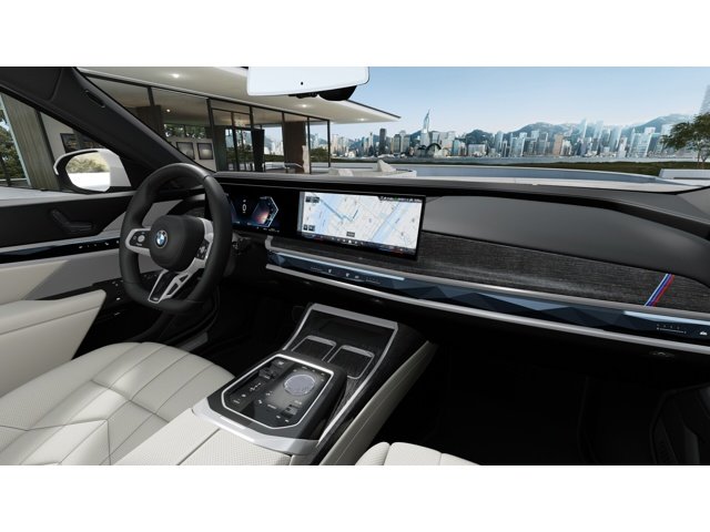 New 2025 Mineral White Metallic BMW 740i xDrive image 14