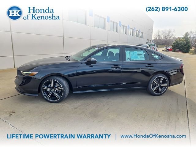 New 2026 Crystal Black Pearl Honda Sport Hybrid image 2