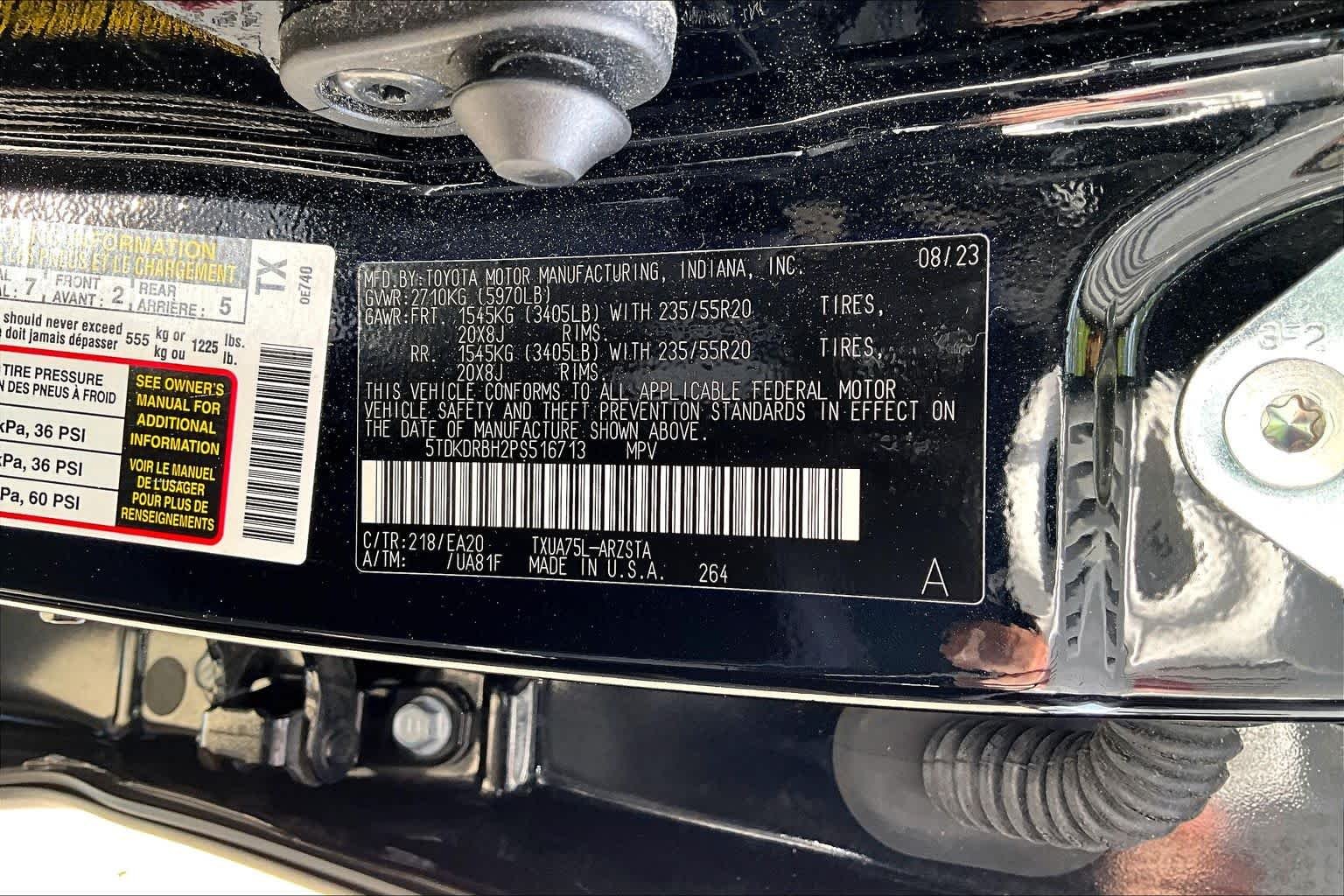 Used 2023 Midnight Black Metallic Toyota XSE image 31