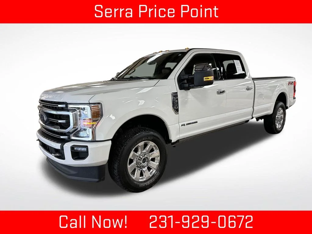 Used 2021 White Ford Platinum image 1