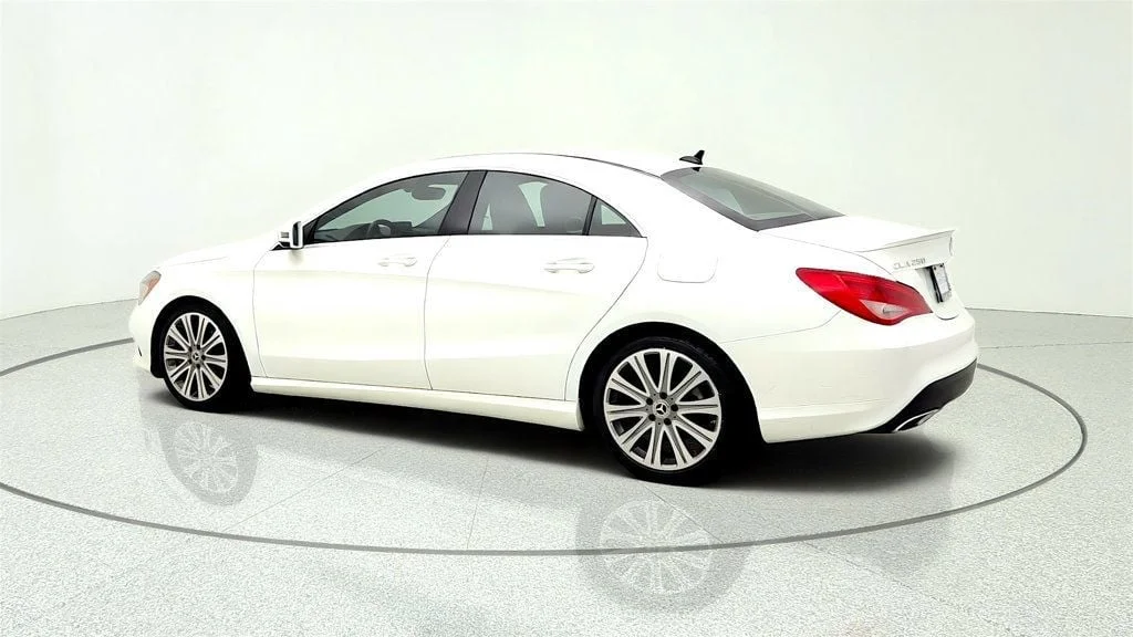 Used 2018 Polar White Mercedes-Benz CLA 250 Coupe w/ Blind Spot Assist, KEYLESS GO & 18