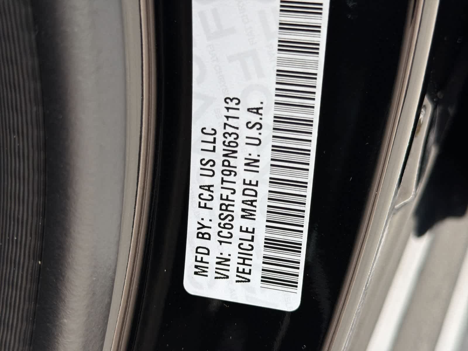 Used 2023 Diamond Black Crystal Pearlcoat Ram Laramie image 38