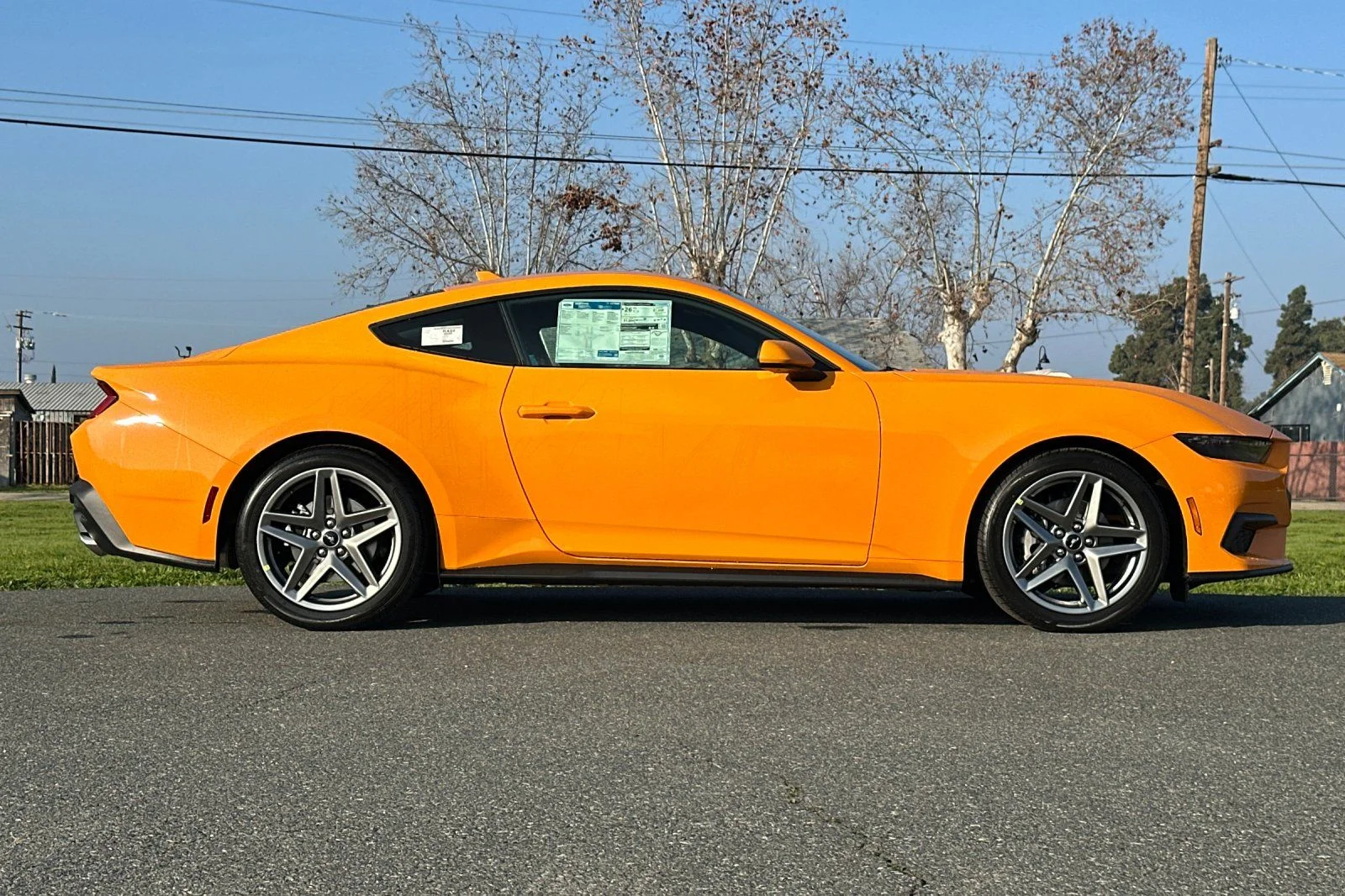 New 2026 Orange Fury Metallic Tri-coat Ford EcoBoost® Fastback image 3