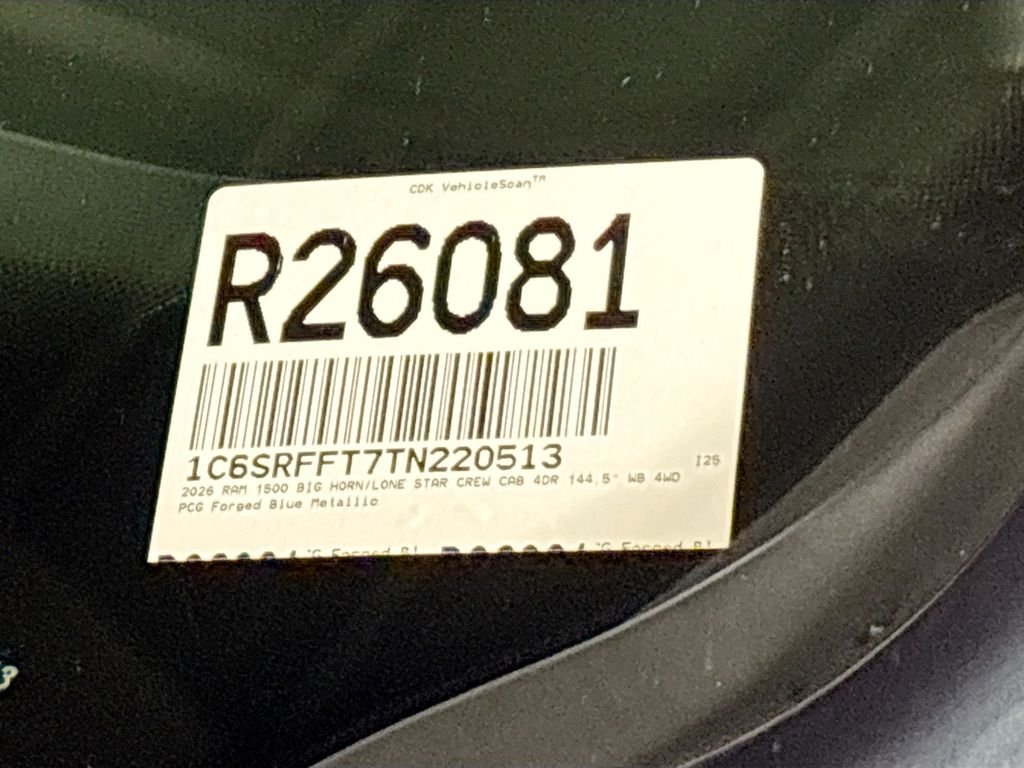 New 2026 Forged Blue Metallic Exterior Paint RAM Big Horn/Lone Star image 24