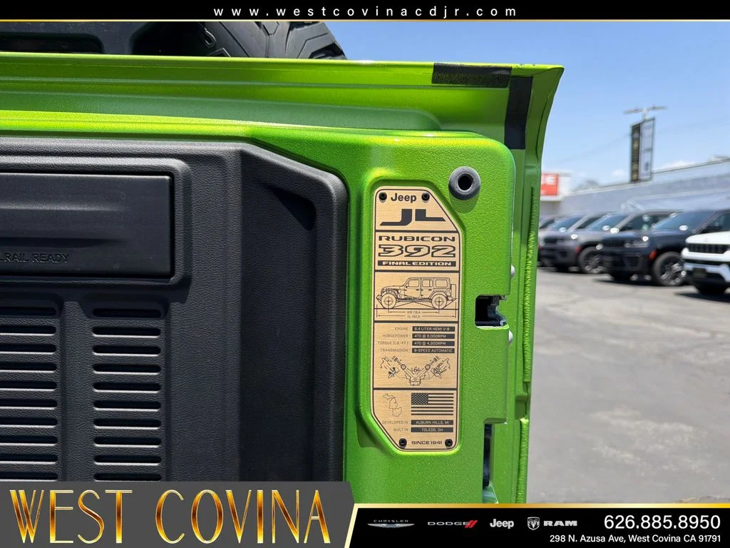 New 2025 Mojito Clear-Coat Exterior Paint Jeep Rubicon 392 image 23
