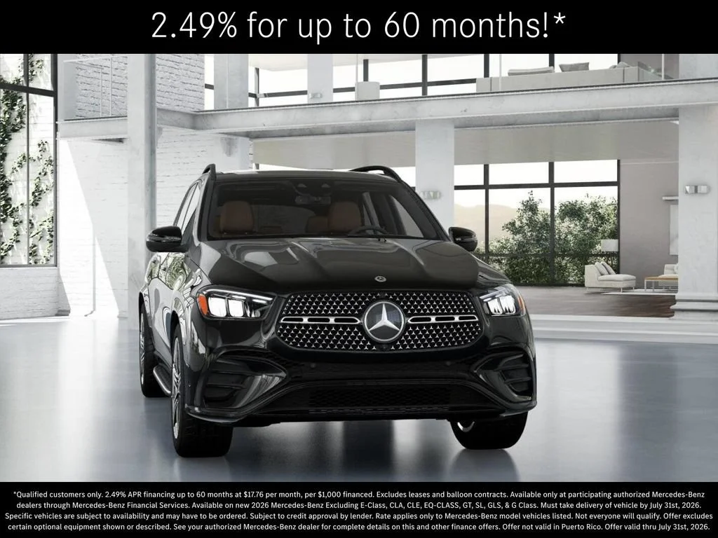 New 2026 Obsidian Black Metallic Mercedes-Benz GLE 450 image 50