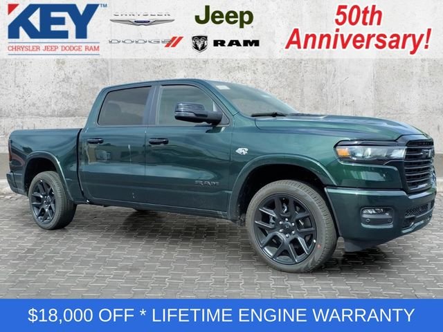 New 2026 Serrano-Green Metallic Exterior Paint RAM Laramie image 1