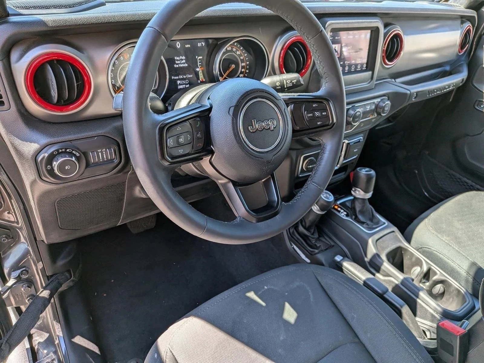 Used 2019 Granite Crystal Metallic Clearcoat Jeep Sport S image 10