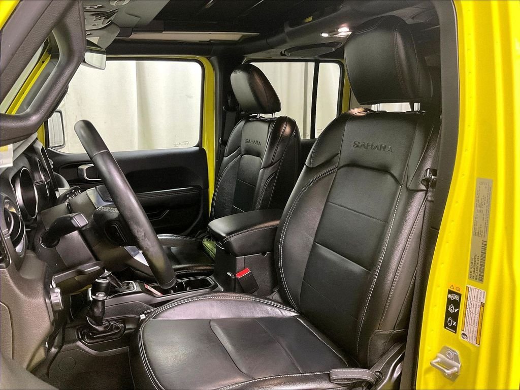 Used 2022 Yellow Jeep Unlimited Sahara 4xe image 10