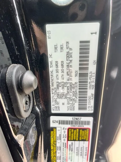 Used 2023 Black Toyota Limited image 13