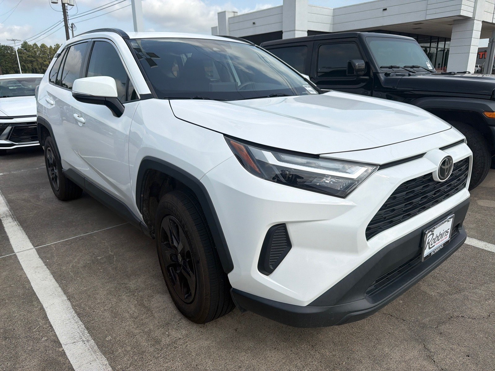 2022 Toyota RAV4 XLE White at Ledet's Auto Sales