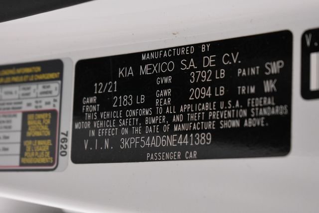 Used 2022 White Kia GT-Line image 49