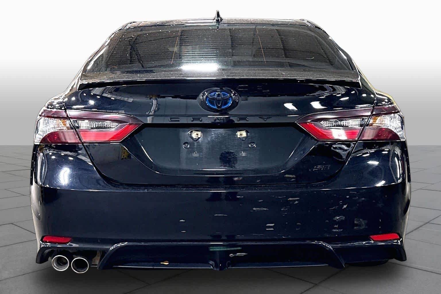 Used 2024 Midnight Black Metallic Toyota Hybrid SE Nightshade image 5