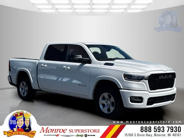 New 2026 Bright White Clear-Coat Exterior Paint RAM BIG HORN image 1