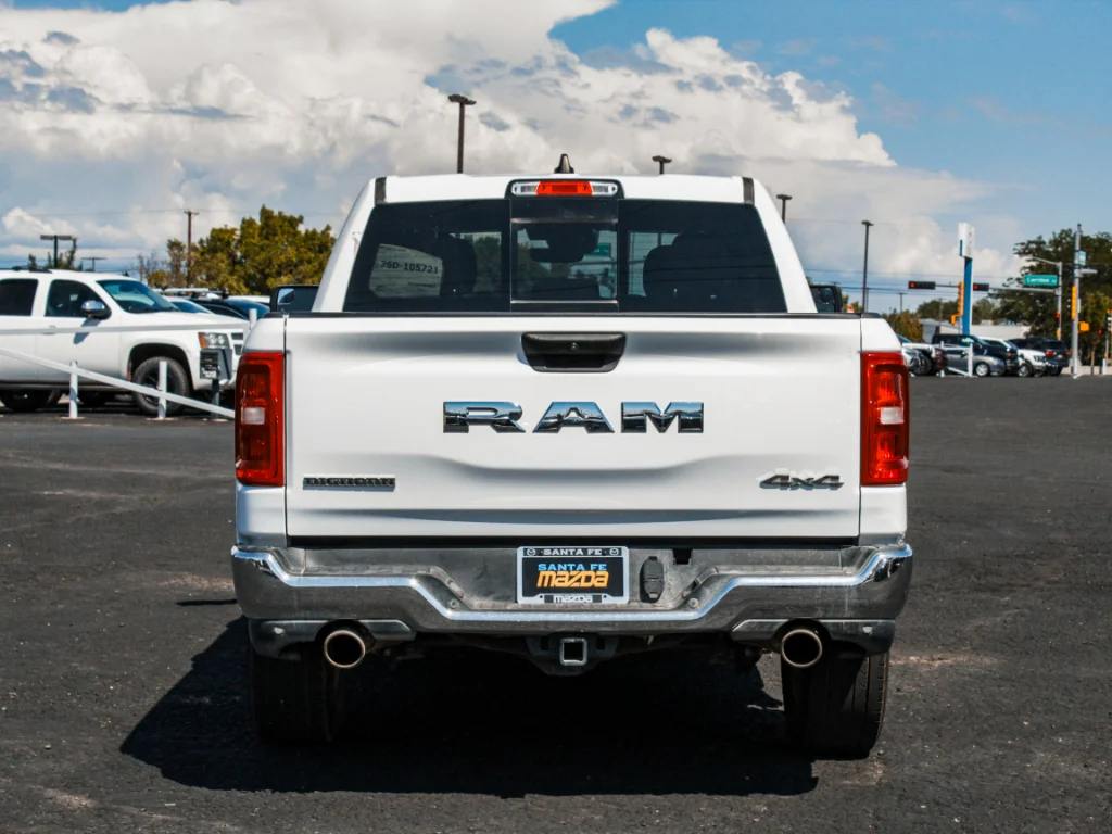 Used 2025 Bright White Clearcoat Ram Big Horn image 5