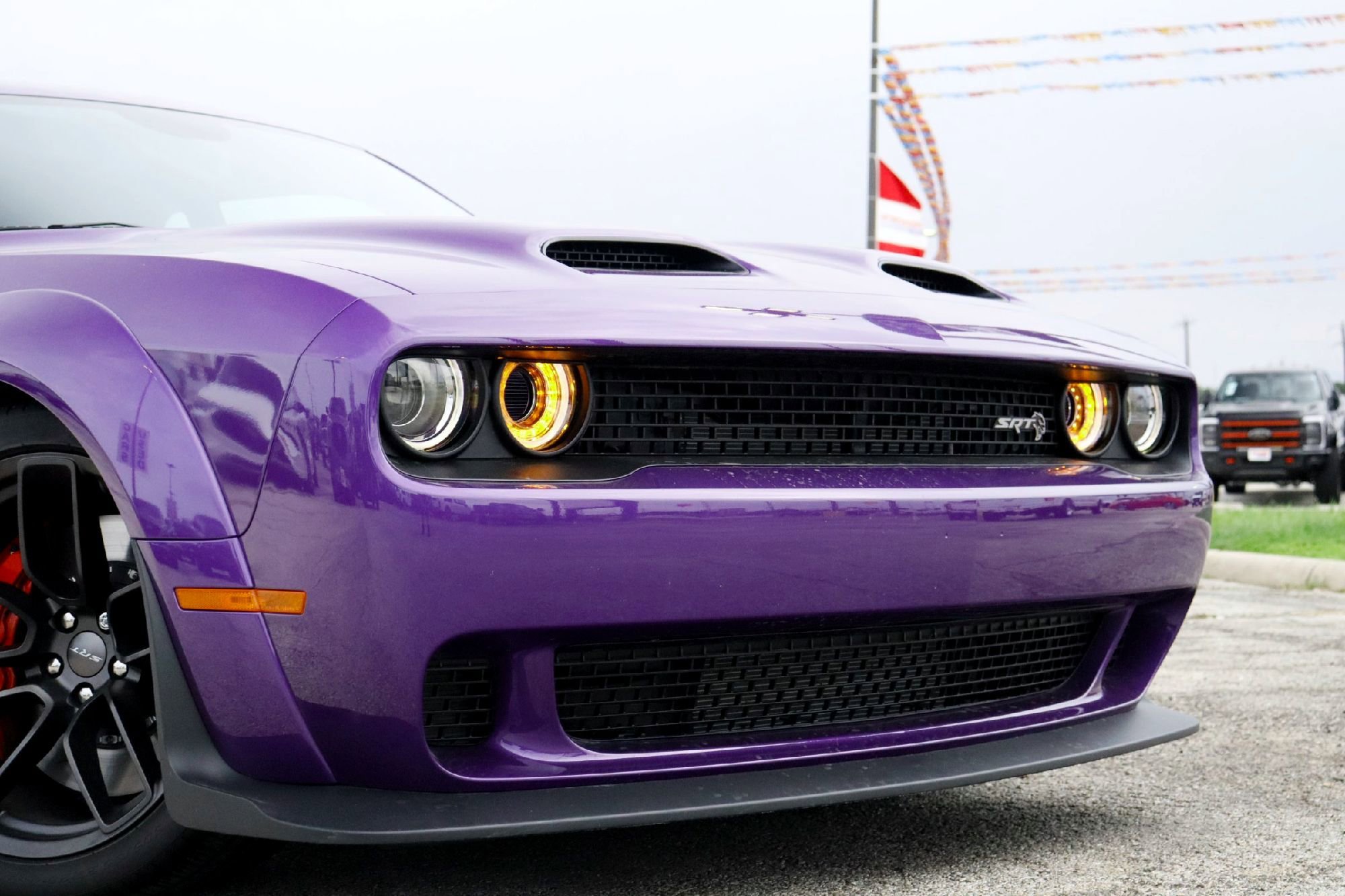Used 2023 Plum Crazy Pearlcoat Dodge SRT Hellcat Widebody Jailbreak image 3