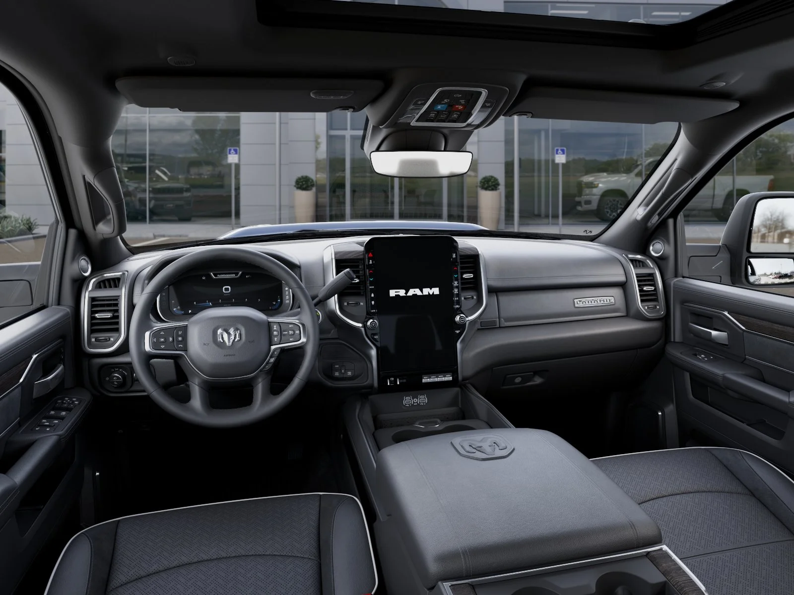 New 2026 Forged Blue Metallic Exterior Paint RAM Laramie image 41