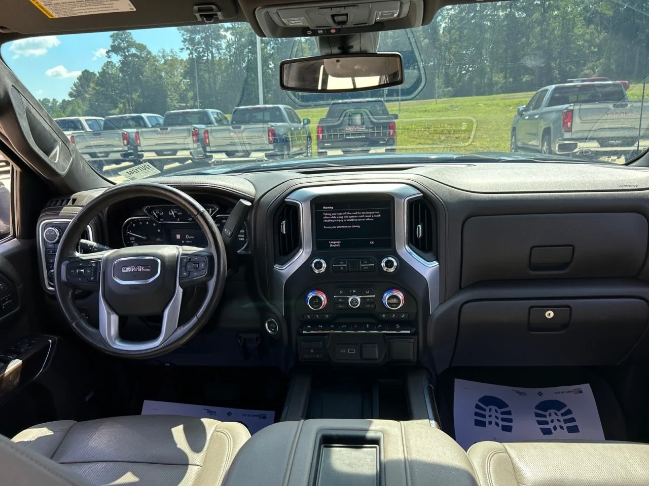 Used 2021 DARK SKY METALLIC GMC SLT image 22