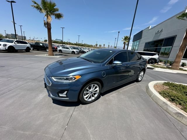 Used 2019 Blue Ford Titanium image 3