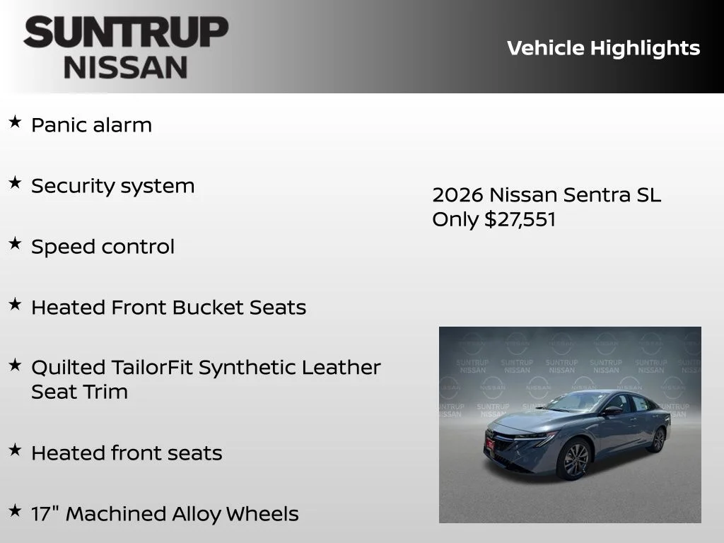New 2026 Gray Nissan SL image 30