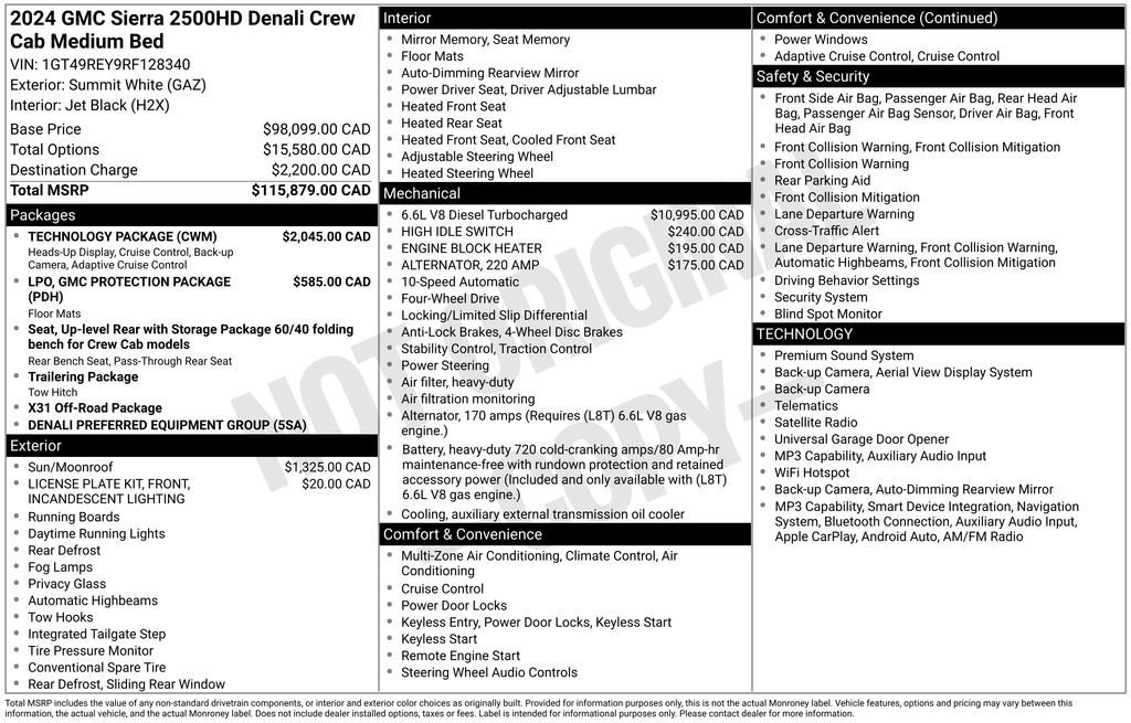 Certified Used 2024 Summit White GMC Denali image 49