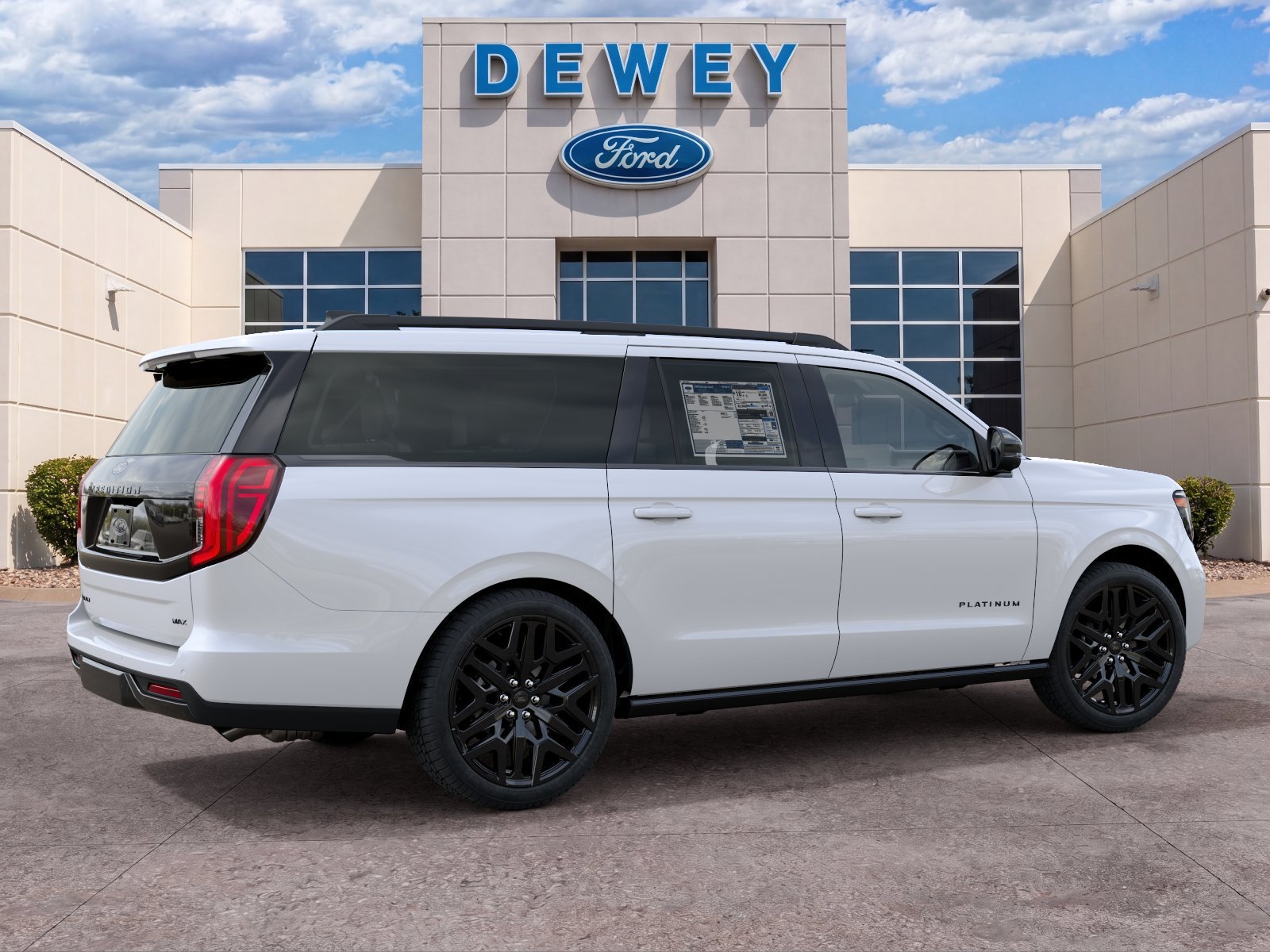 New 2027 Star White Metallic Tri-Coat Ford Platinum image 6