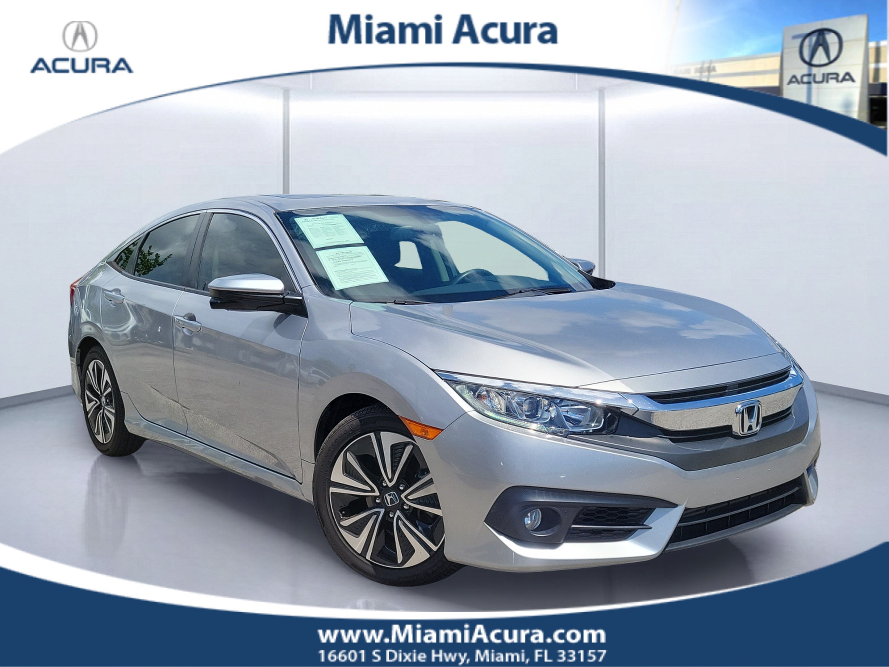 Used 2018 Silver Metallic Honda EX-L image 1