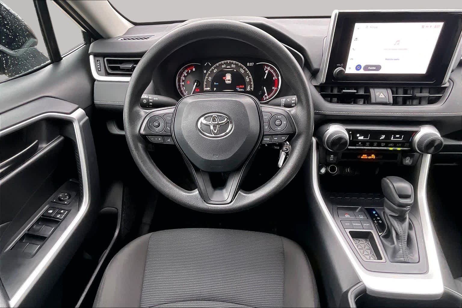 Used 2025 Midnight Black Metallic Toyota LE image 6