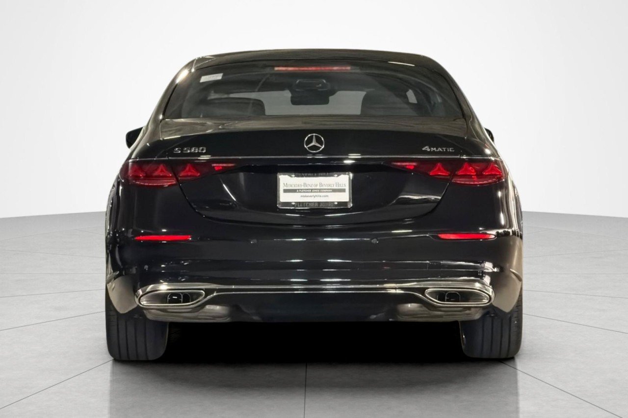 New 2027 Obsidian Black Metallic Mercedes-Benz S 580 4MATIC® Sedan image 4